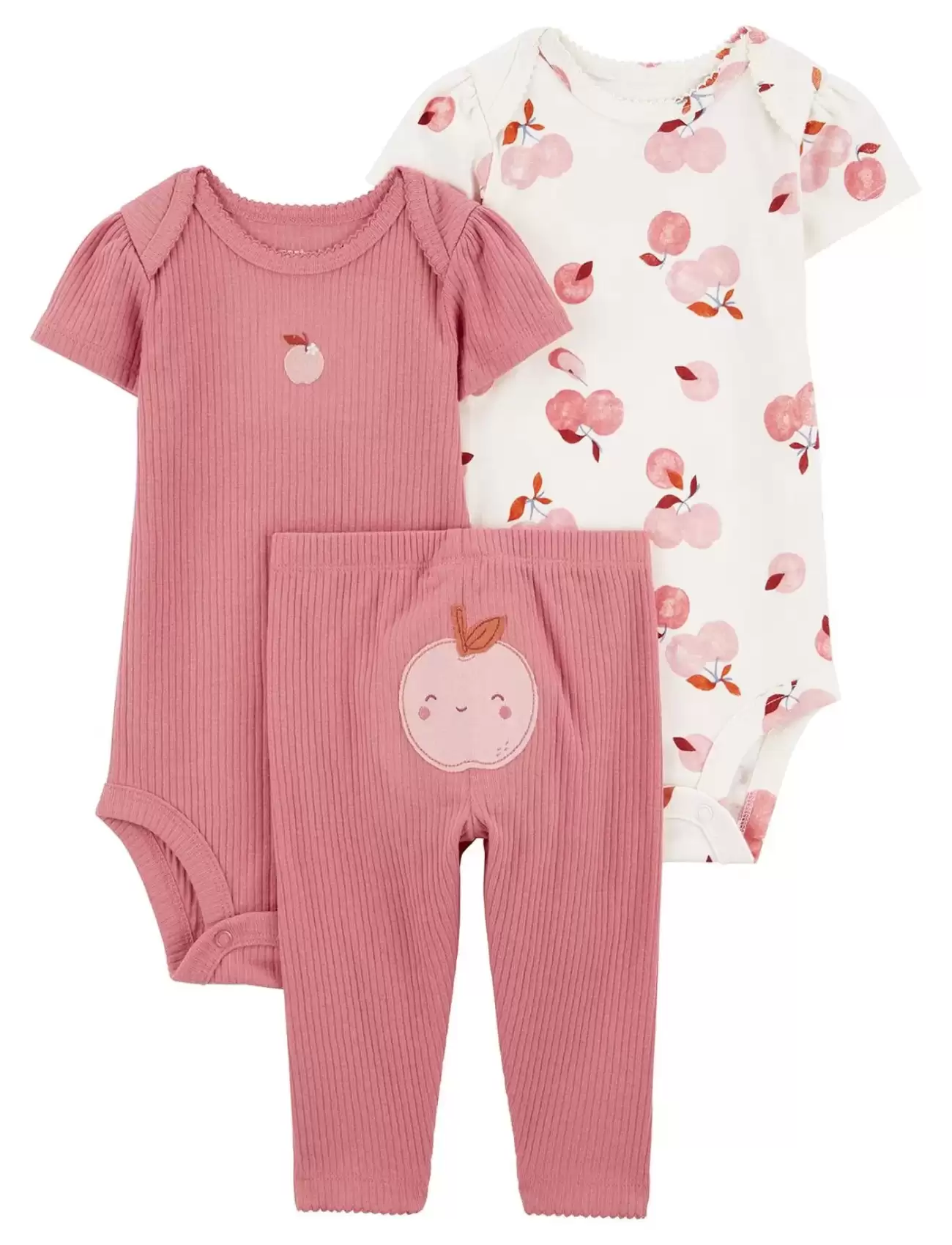 Kız Bebek Body Pantolon Set 3lü Paket Renkli