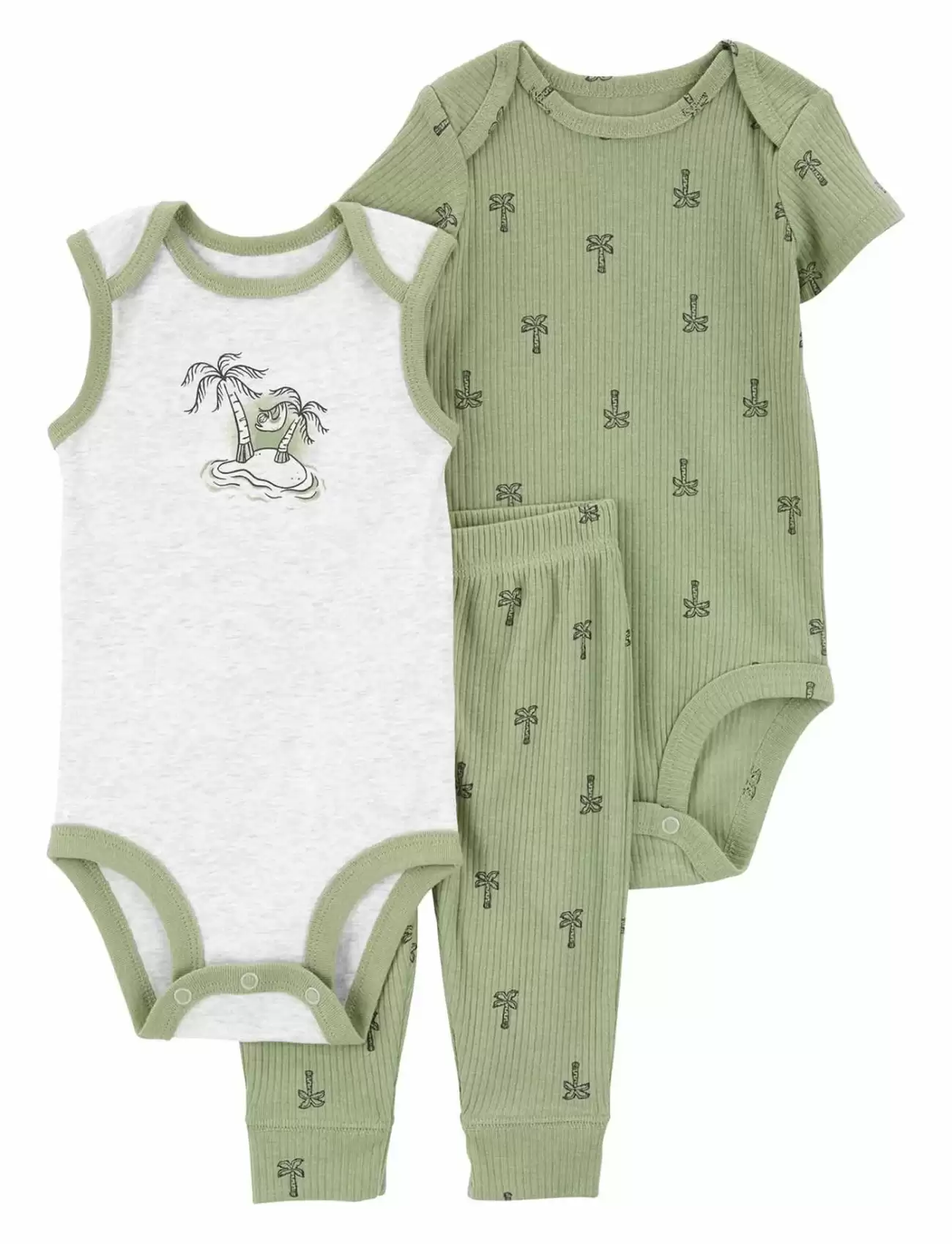 Layette Erkek Bebek 3Lü Set Karışık Renkli