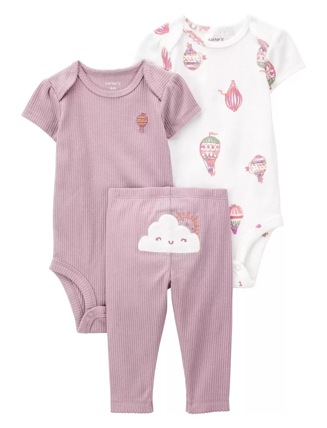 Layette Kız Bebek 3Lü Set  Karışık Renkli