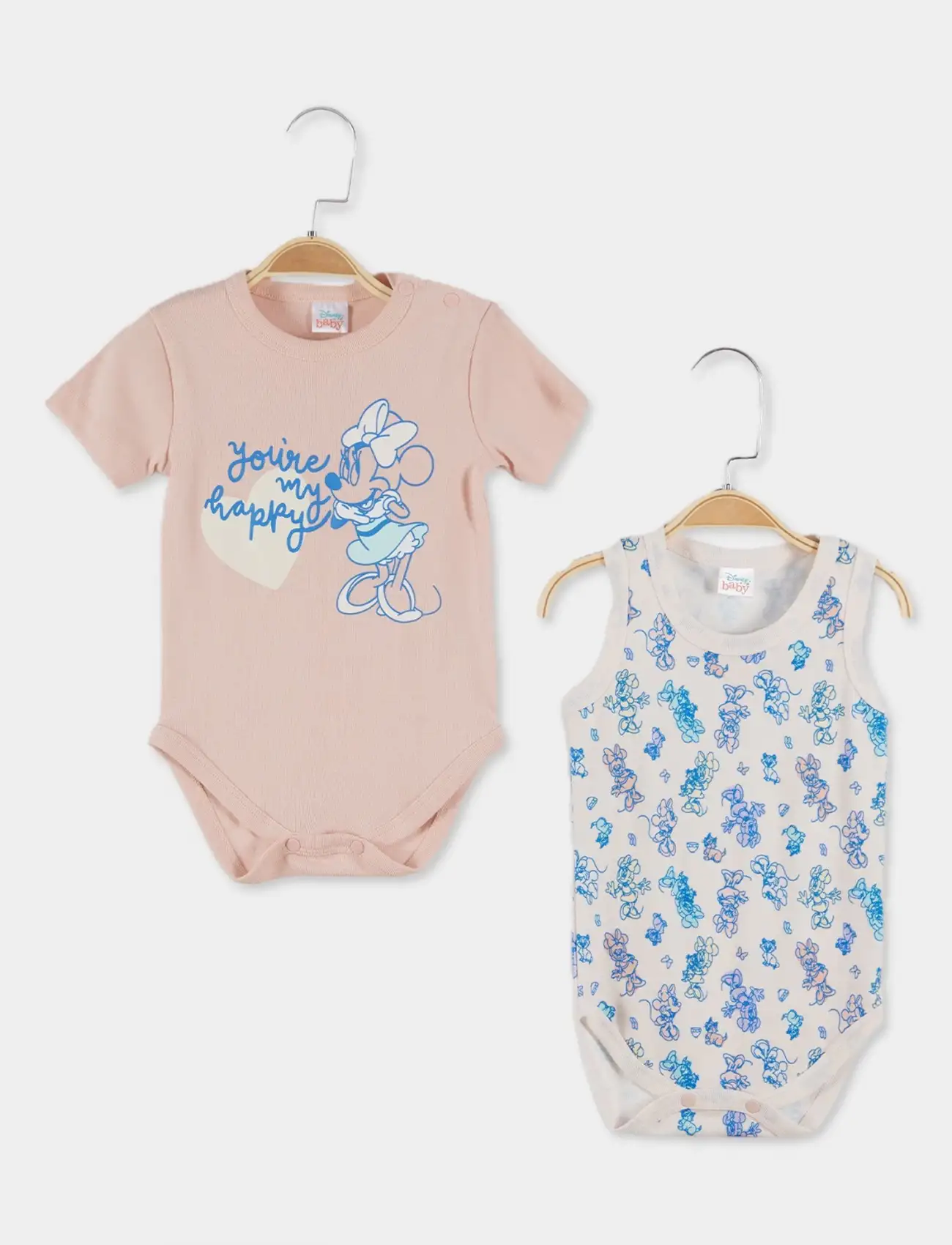 Çimpa Minnie 2Li Body Pembe Pembe