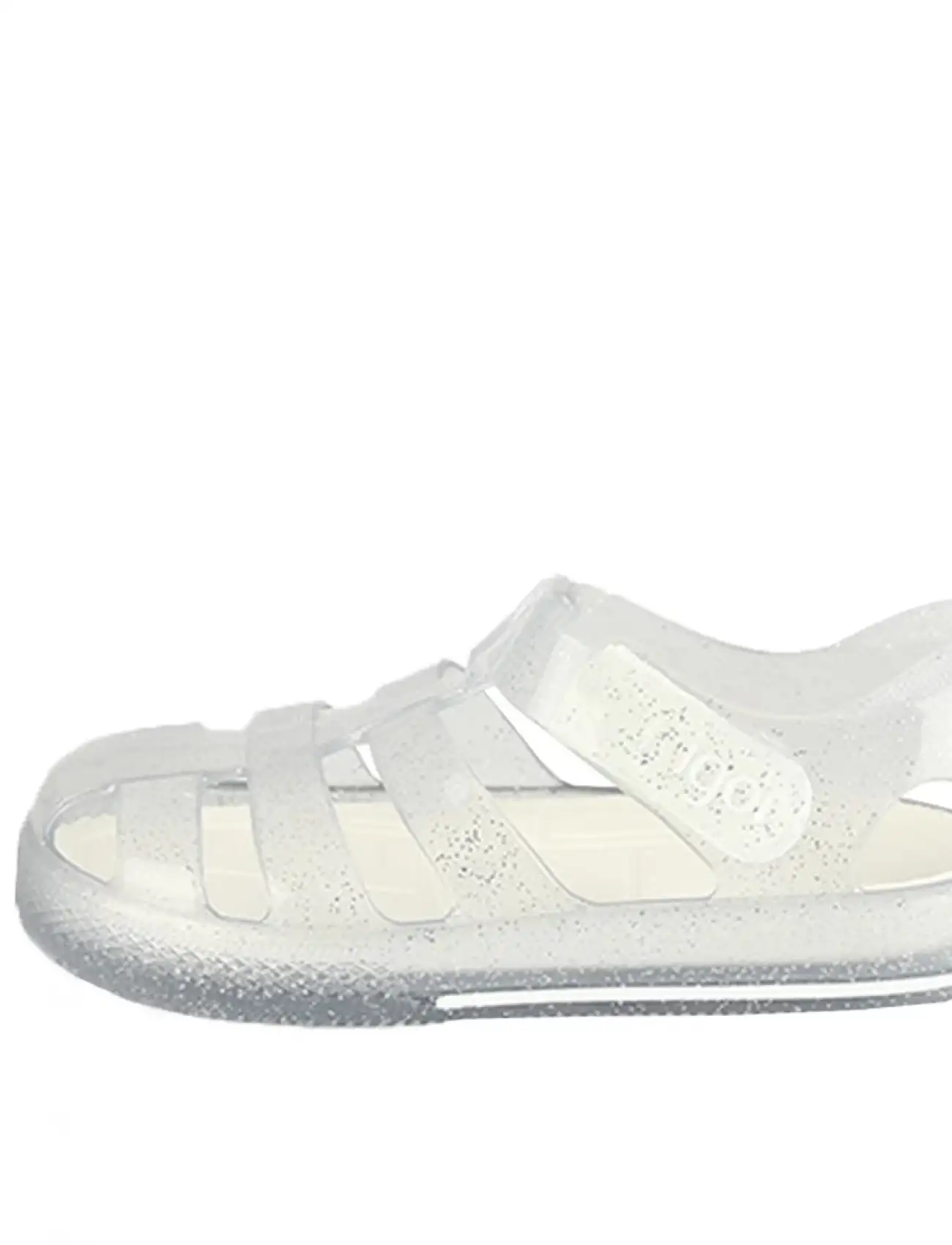 Glitter Sandalet S Purpurina Transparente