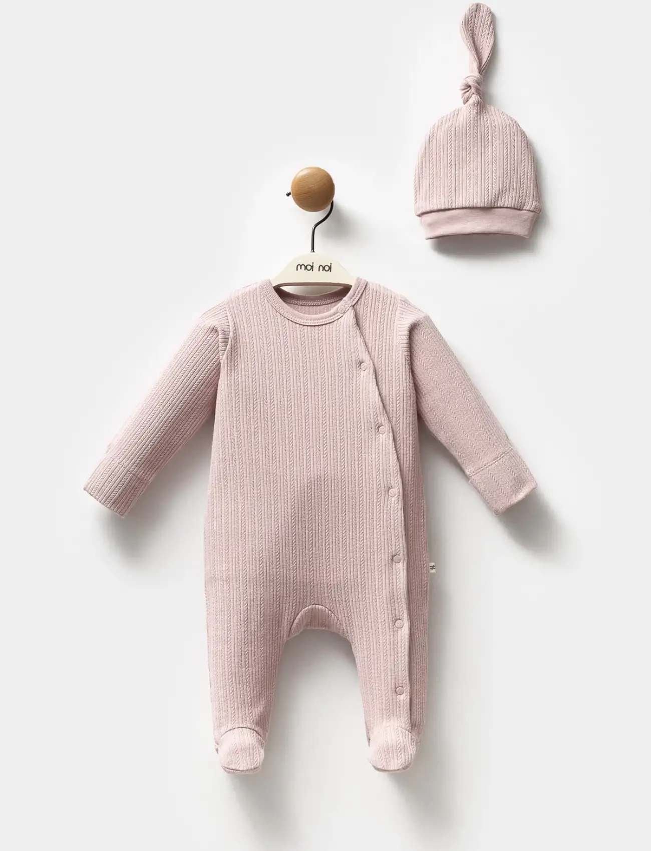 Moi Noi Şapkalı Tulum MNB1235 Mürdüm