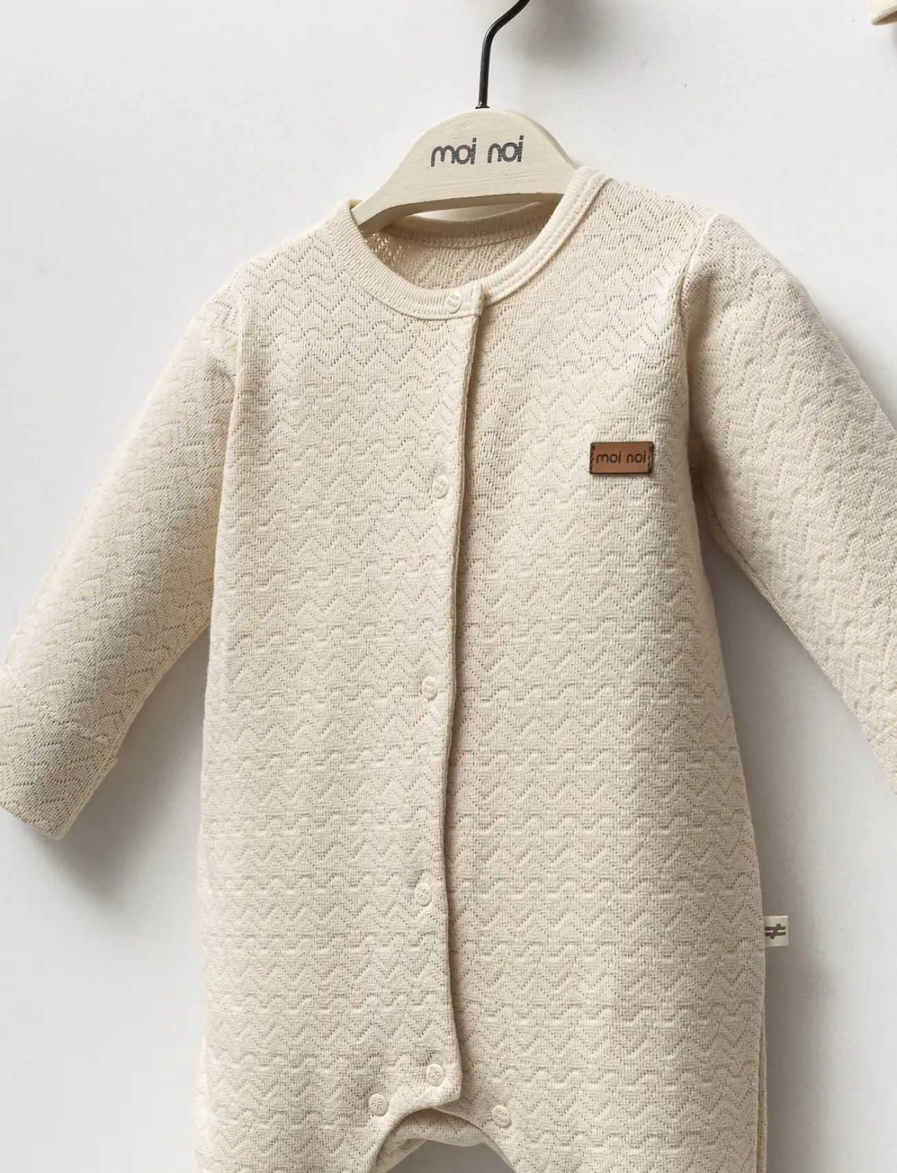 Moi Noi Şapkalı Tulum MNB1249 Bej