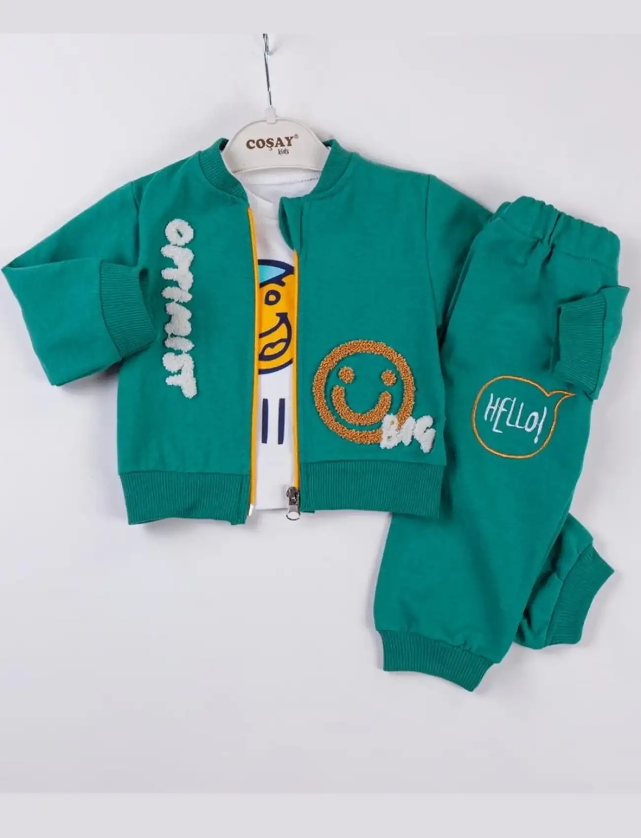 Optimist Nakışlı Erkek Bebek Takım