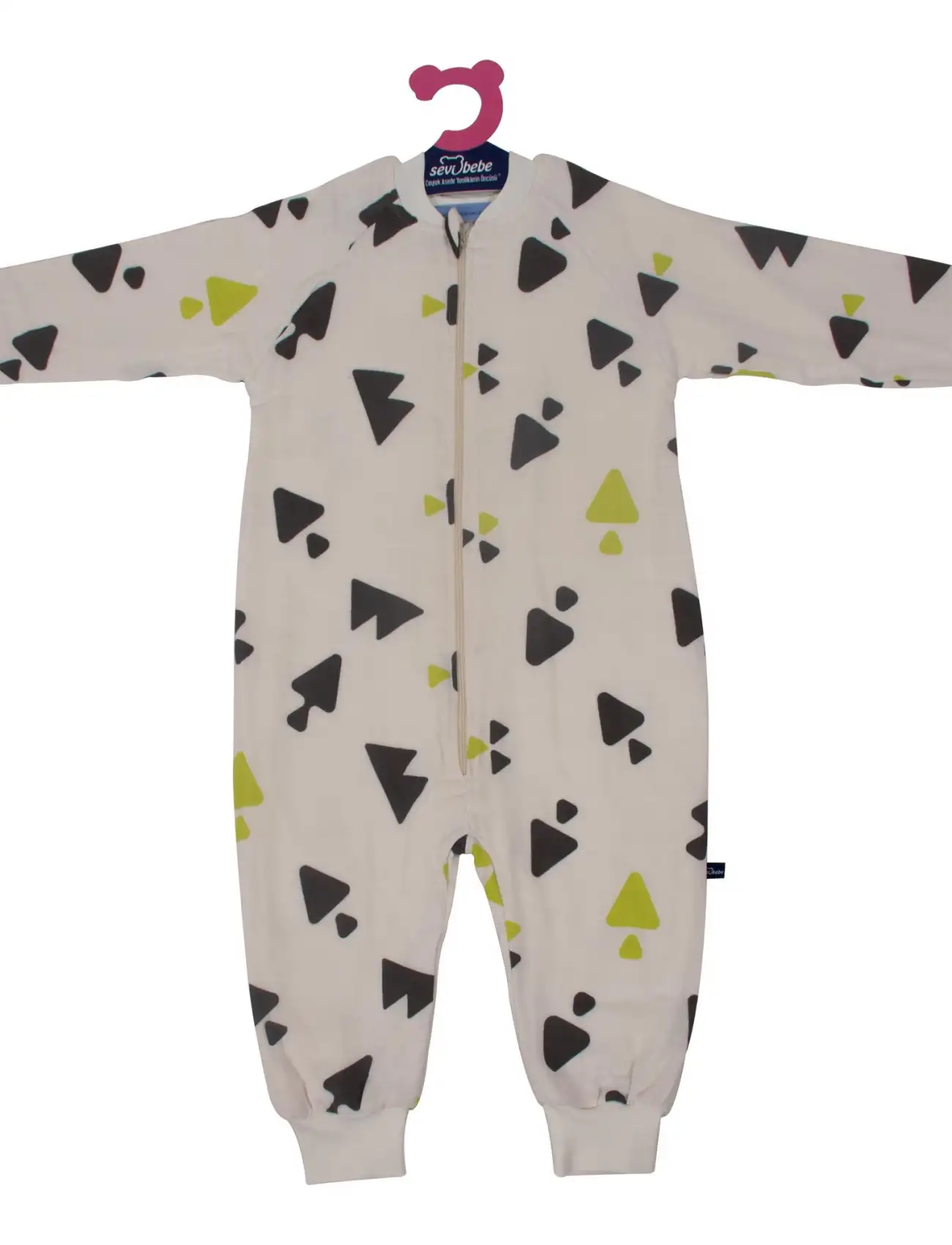 Organik Müslin Uyku Tulumu  Üçgen Desen
