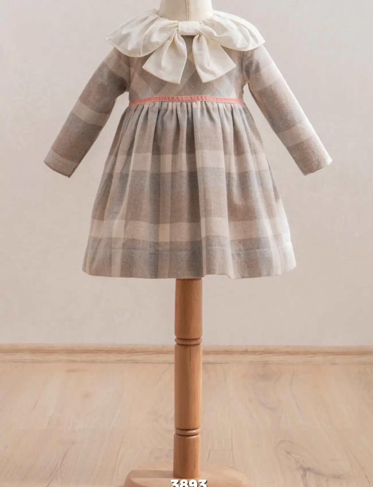 Bebek Elbise 3893 Bej