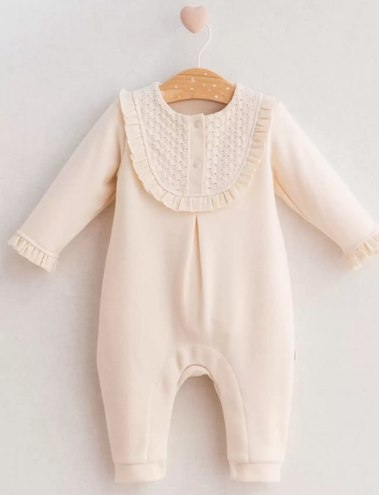 Baby Cheerful Lace Tulum  Ekru