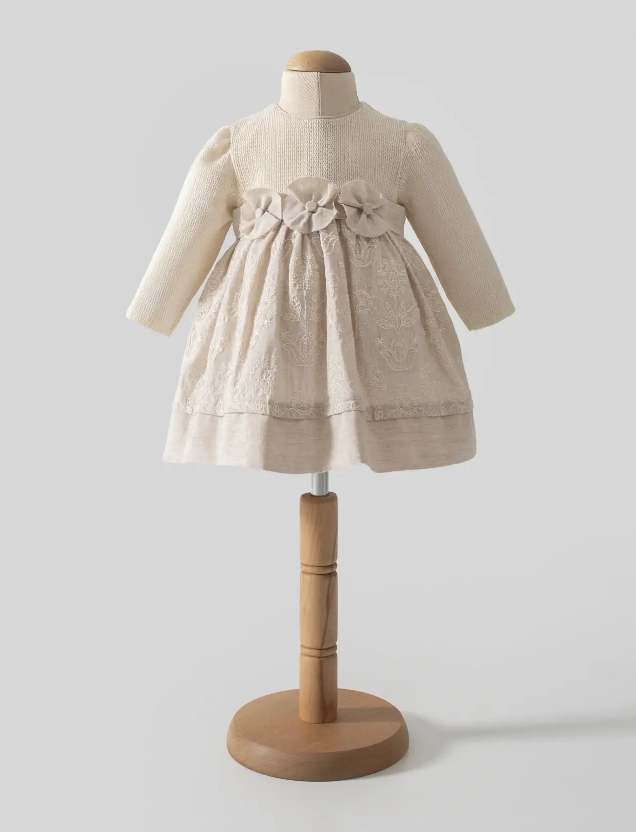 Tongs Baby Elbise 8051 Ekru