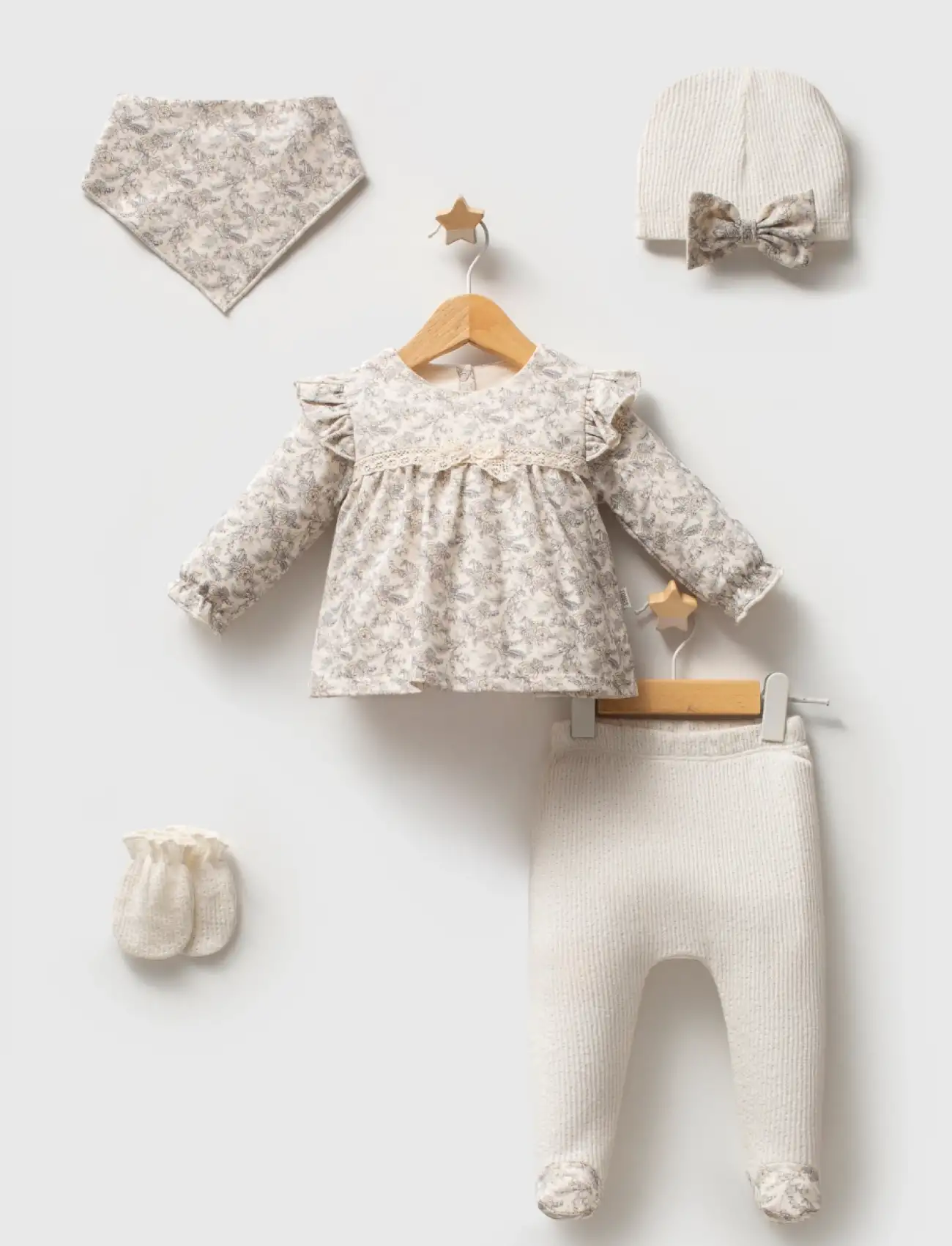 Tongs Baby Little Honey 5li Hastane Çıkışı 5632 Ekru