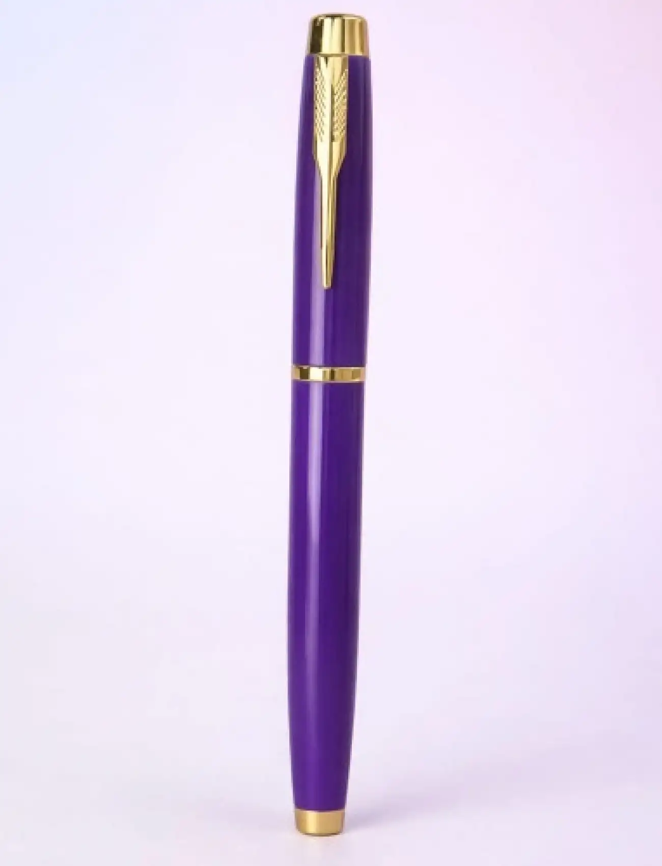 Toptan Mor Metal Roller Kalem