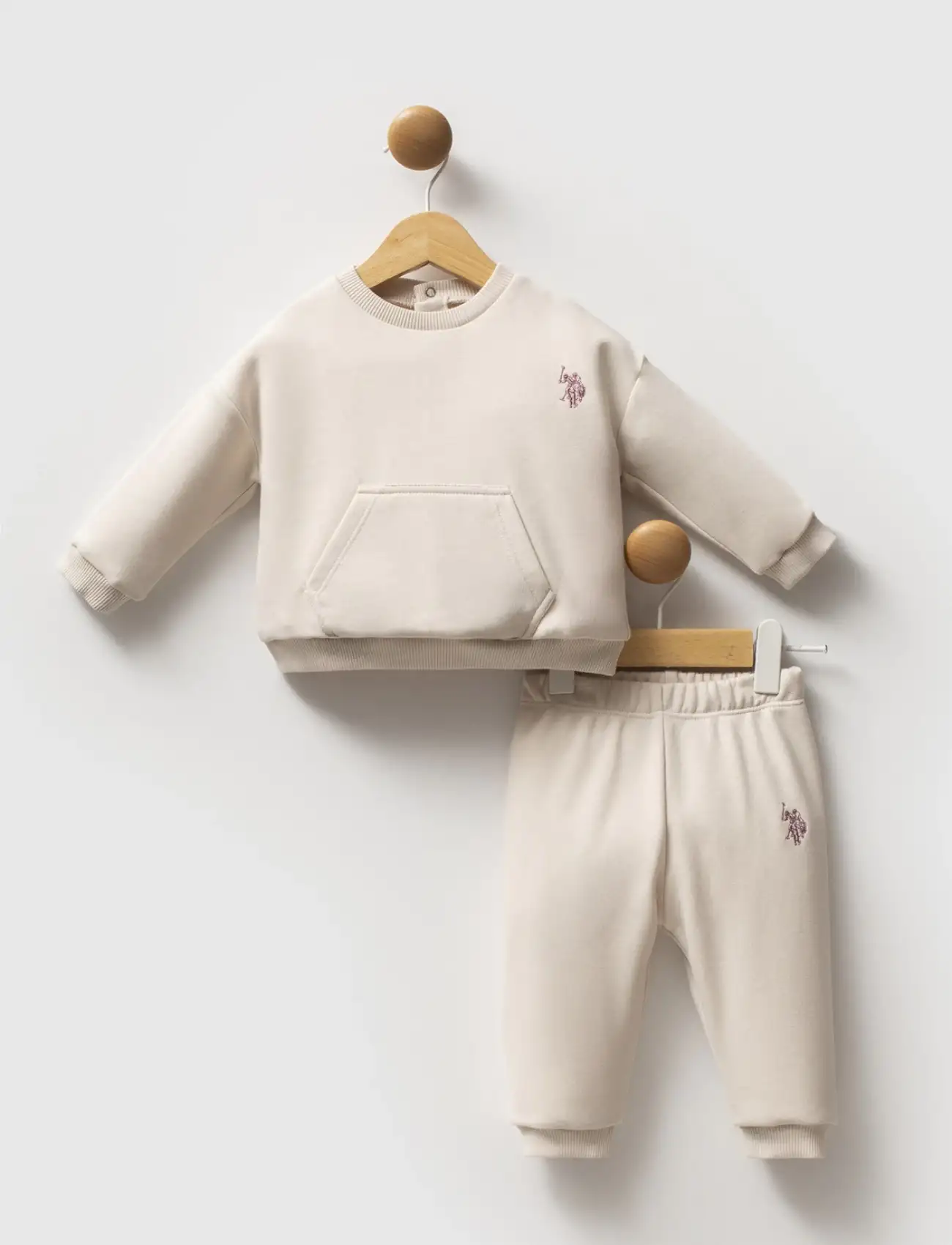 U.S. Polo Assn 2 li Takım USB2718 Bej