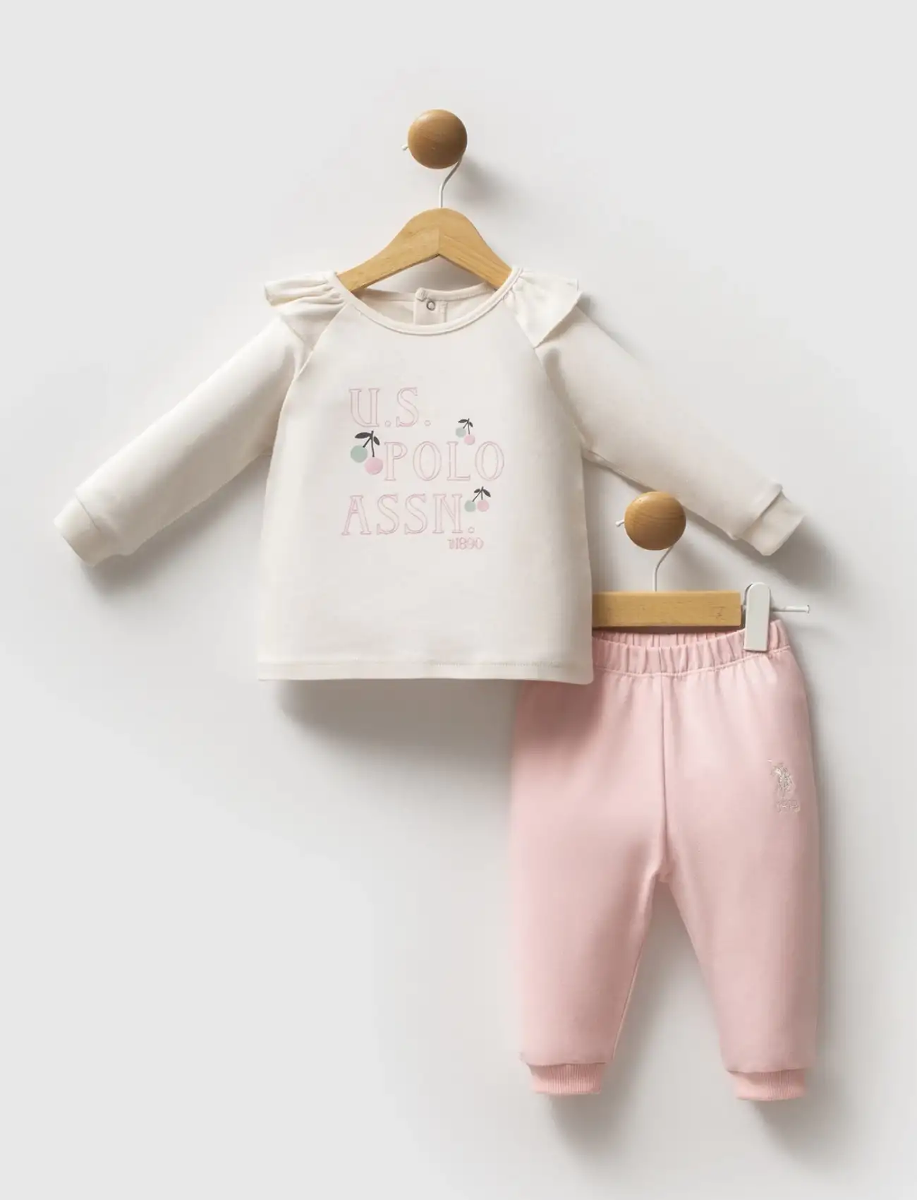 U.S. Polo Assn 2 li Takım USB2749 Ekru