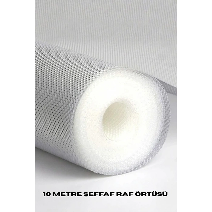 10 Metre Şeffaf Silikonlu Kaymaz Çekmece İçi Düzenleyici