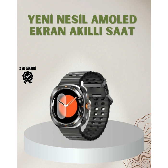1.62 İnç Akıllı Saat Arama Özellikli Sağlık ve Spor Takibi