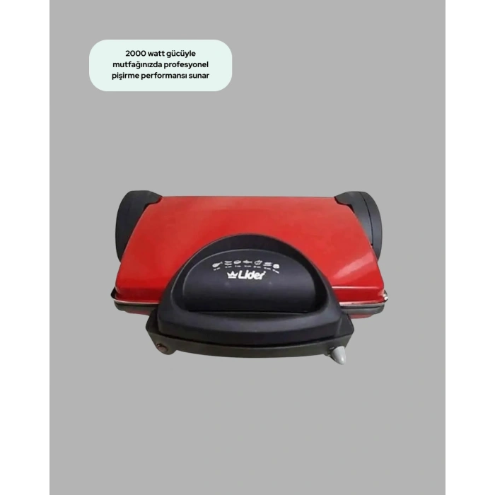 2000W Tost ve Izgara Makinesi – Granite/Teflon Plaka Seçenekli