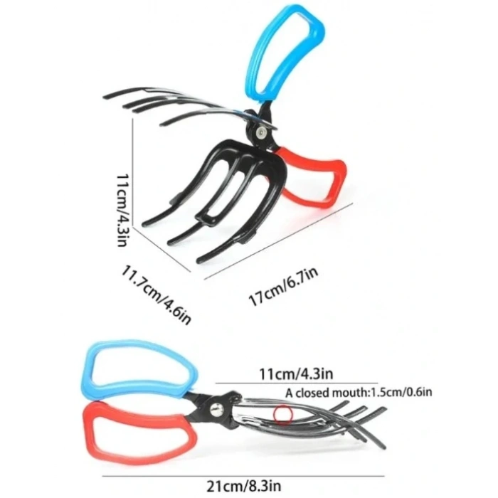 3 Pençeli 11 cm Balık Sabitleyici Maşa (5047)