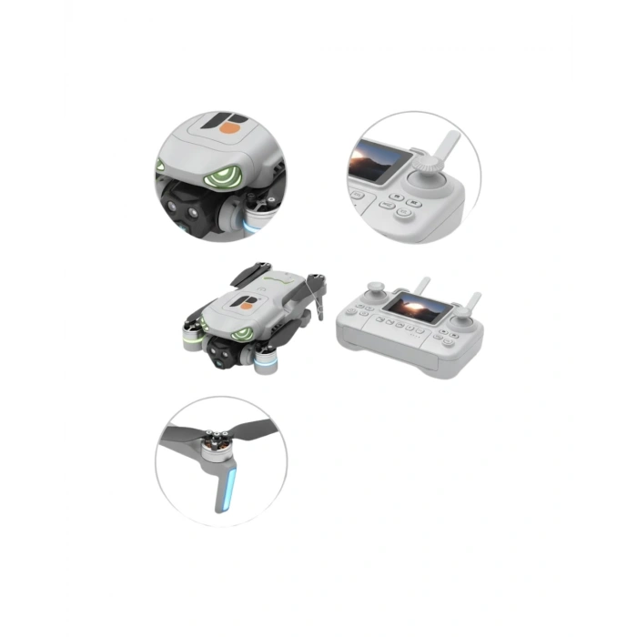 360° Takla ve Çift Kamera Özellikli Hobi Drone