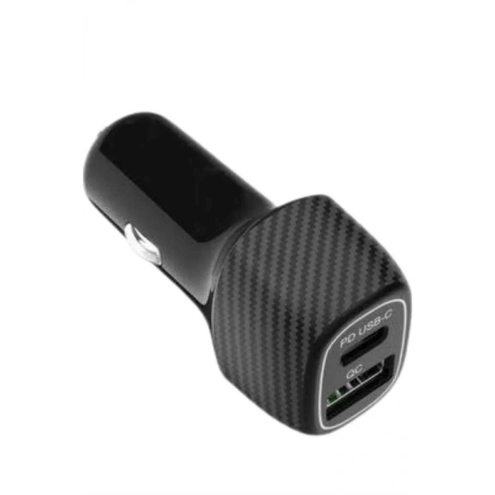 38W USB Type-C Girişli Oto Çakmaklık Araç İçi Hızlı Şarj Çakmaklık Şarj Aleti