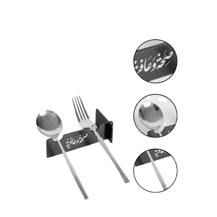 3D Özel Baskı 6’lı Kaşık Çatal Düzenleyici Dekoratif Stand