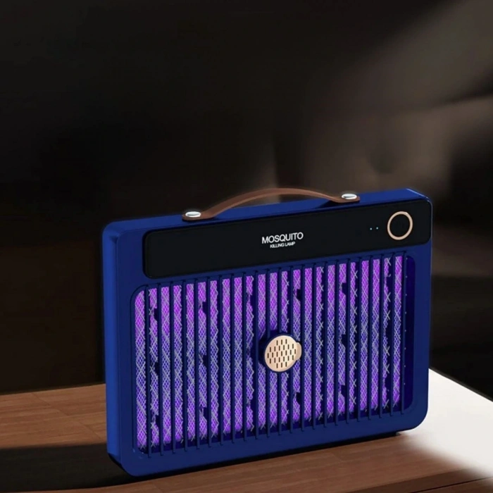 4000mAh Şarj Edilebilir Kablosuz 3000V Yüksek Güçlü Elektrikli Sivrisinek Öldürücü Sivrisinek Öldürme Lambası,Sinek Kıran BG-009 2000 mah (5047)