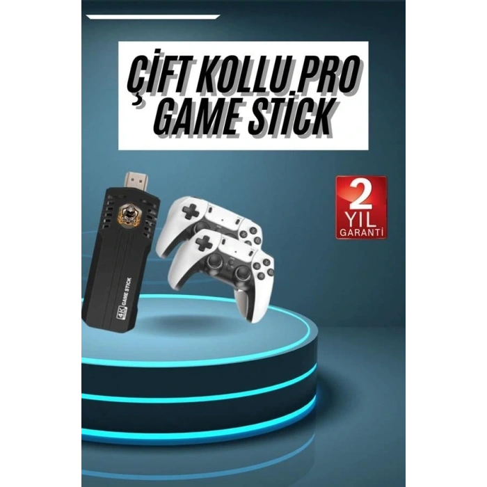 4k Kablosuz Çift Kol Retro Oyunlar 20000 Oyunlu Atari