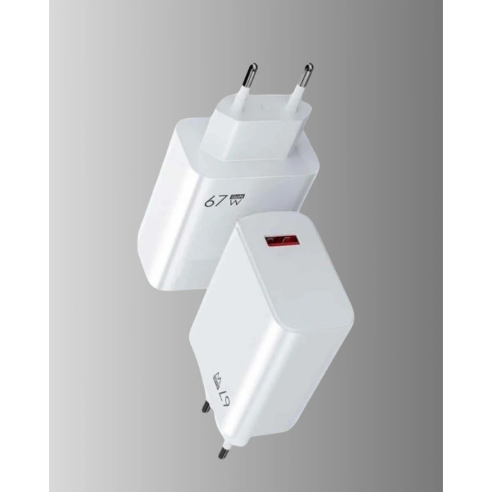 67W Type-C Turbo Şarj Cihazı – Aşırı Akım ve Isı Koruması, Seyahat Uyumlu