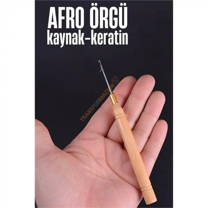 Afro Örgü İğnesi Saç Kaynak Keratin Tığı