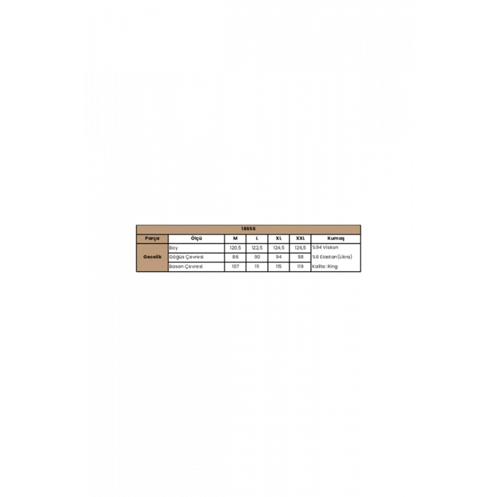 Arias Closet Göğüs ve Sırt Dekolteli Dantelli ve Yırtmaçlı Gecelik