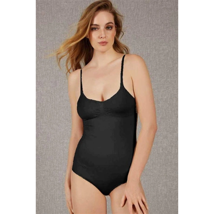 Arias Closet Toparlayıcı Vücut İnceltici Dikişsiz Altı Kancalı Badi Korse