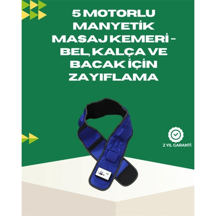 Bölgesel Masaj ve Sıkılaştırma Kemeri Fişli Kullanım