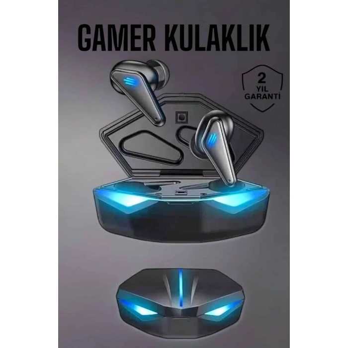 Bluetooth Oyuncu Kulaklığı Led Işıklı Kablosuz ANC Özelliği