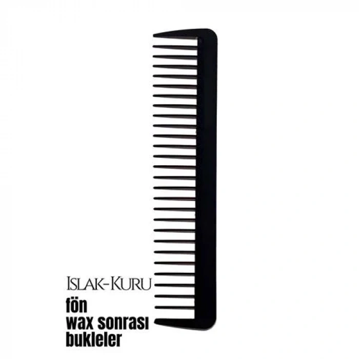 Bukleli Saç Fön Wax Sonrası Tarak Karbon Nano Absolute Professional 720623