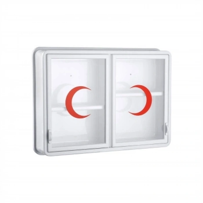 CAM 2 KAPAKLI ECZA DOLABI 35x49x10 cm (5047)