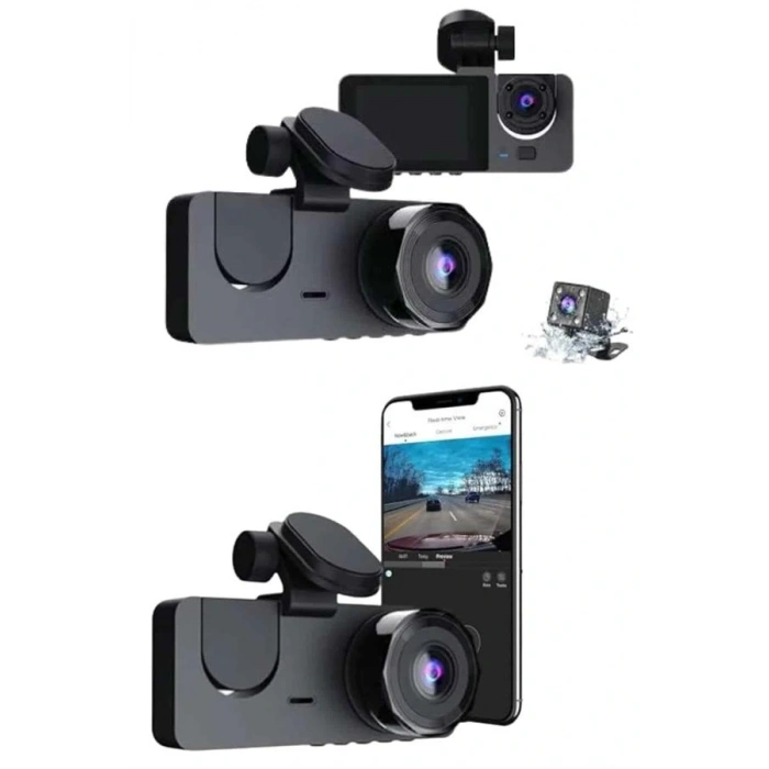 CarPlay Fotoğraf ve Video Kaydedici Araç İçi Kamera Ekranlı