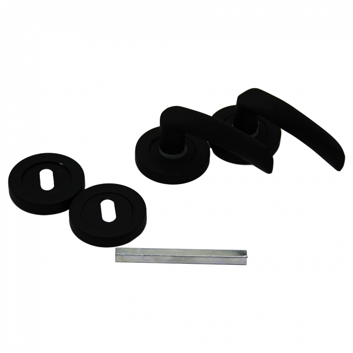 ÇELİKEL ERİŞ-10 AMERİKAN ODA KAPI KOLU SİYAH (5047)