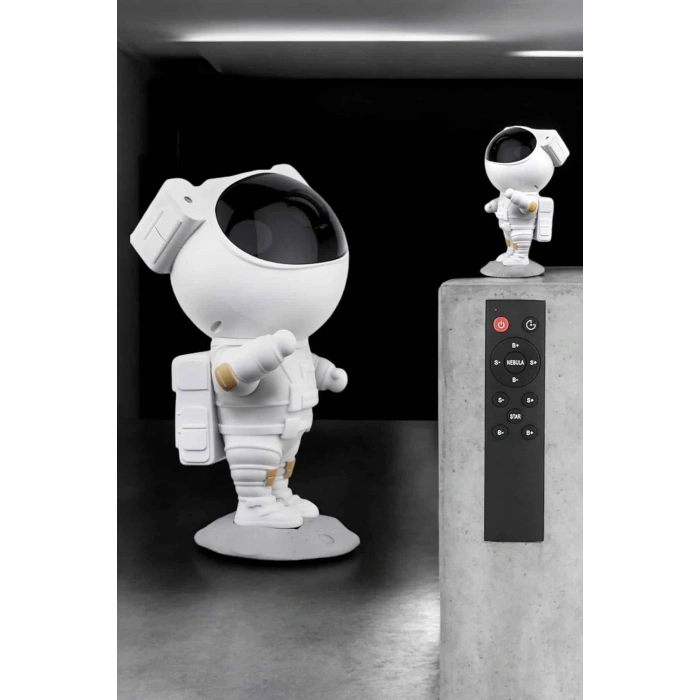 Çocuklara Özel Projeksiyon Astronot Lamba Speaker Sevimli