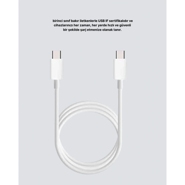 Dayanıklı Dış Kaplamalı 30W 5.0A Type-C Hızlı Şarj ve Data Kablosu