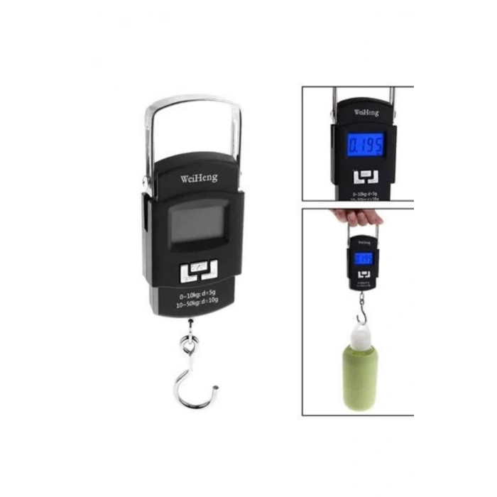 Dijital El Kantarı 50 Kg Hassas LCD Ekranlı Bagaj Tartısı