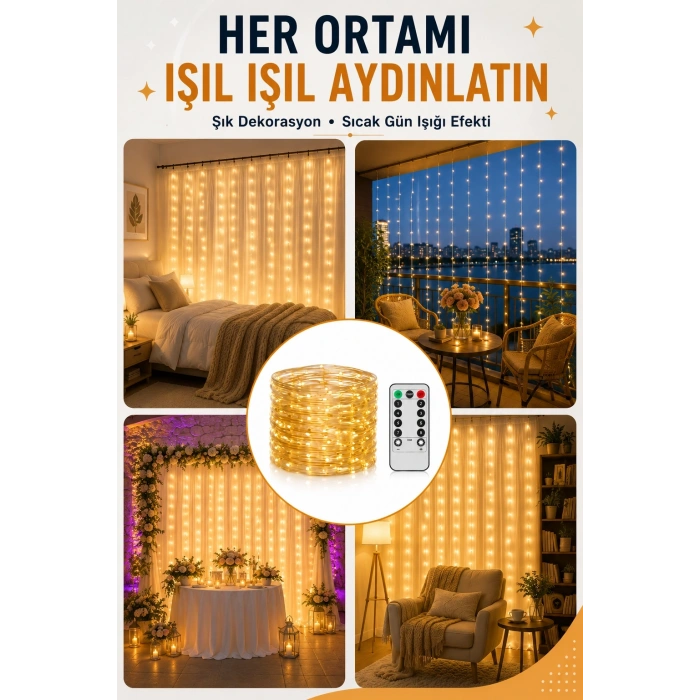 Enerji Tasarruflu 3x3 LED Işık – Parti, Yılbaşı ve Organizasyon