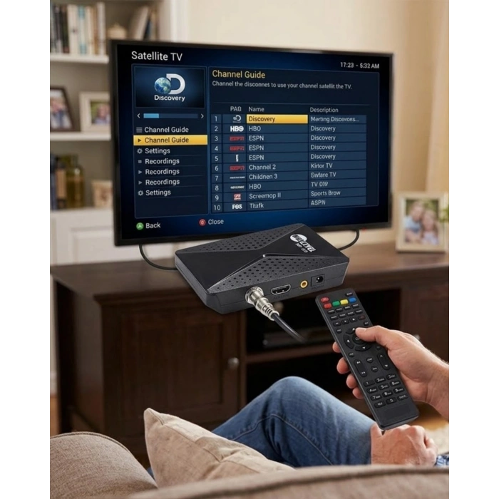 Gelişmiş Özellikli Uydu Alıcısı HDMI  USB WiFi Destekli