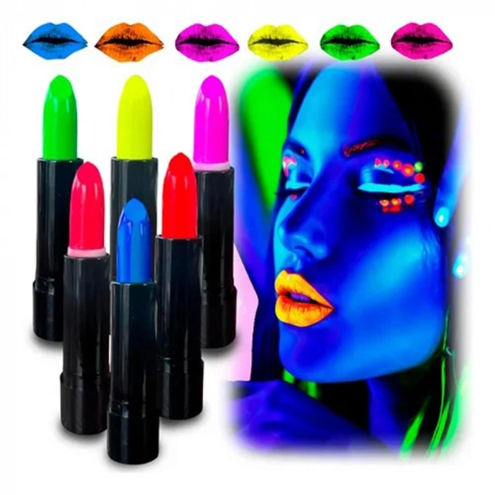 GlowPaint 6’lı Neon Boya – UV Işıkta Parlayan Makyaj Seti (5047)