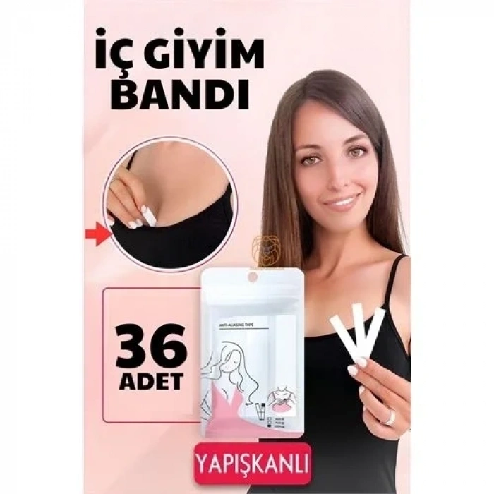İç Giyim Bandı Çift Taraflı Yapışkanlı Su Geçirmez 36 Adet 720406