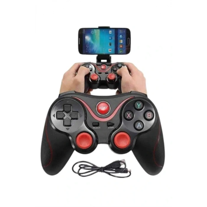 Joystik Gamepad Bluetooth Telefon Tutucu Oyun Kolu Telefon Android Uyumlu