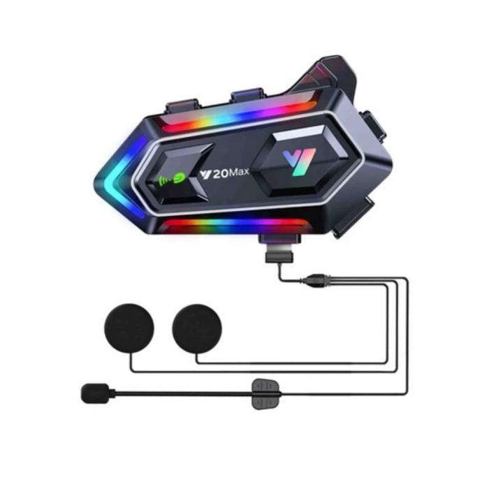 Kablosuz Bluetooth Motosiklet Kask İntercom IPX6 Su Geçirmez