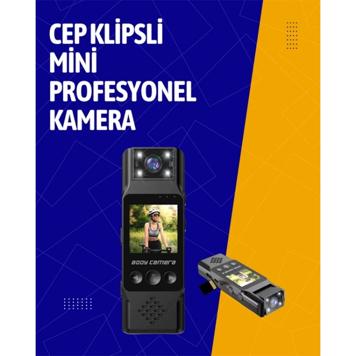 Kablosuz WiFi Bağlantılı Full HD Mini Kamera – Döngüsel Kayıt ve Hareket Algılama Özellikli