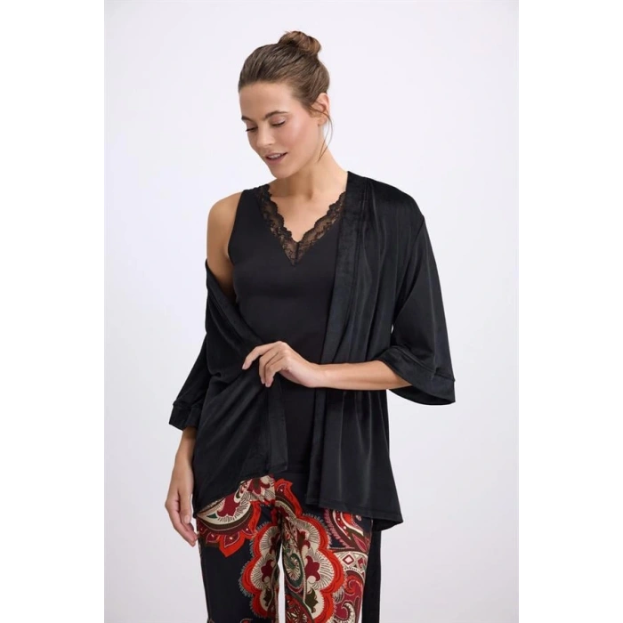 Kadın Sabahlık, Atlet ve Pantolon Takım ( 11546 )