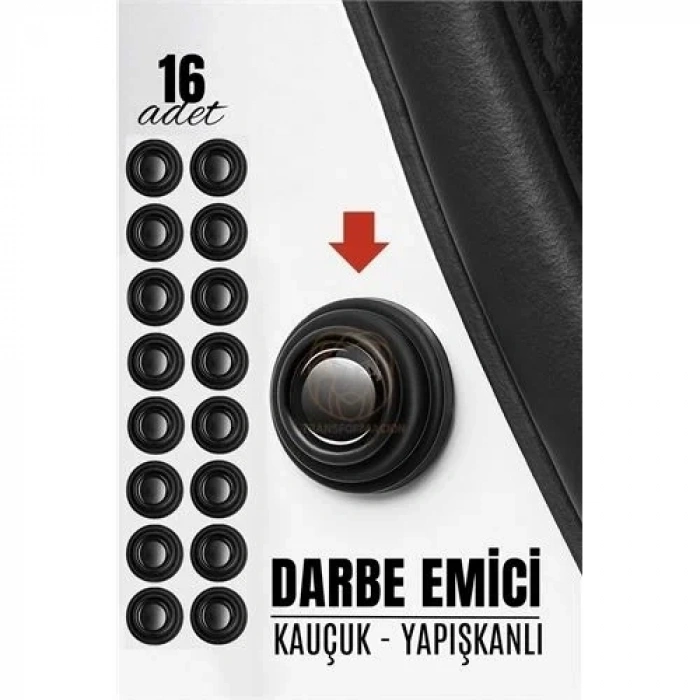 Kapı Bagaj Kaput Ses Darbe Emici Kauçuk Conta 16 Adet
