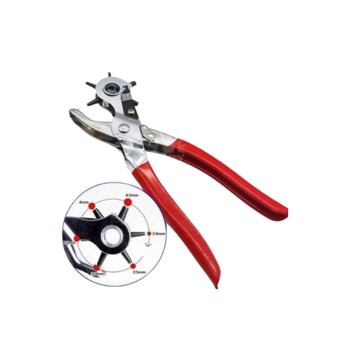 Kemer Delme Makinesi Aleti Kemer Delme Pensi Kumaş Kemer Ayakkabı Deri