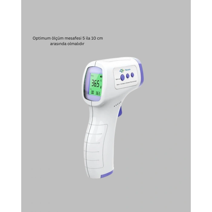 Kızılötesi Temassız Ateş Ölçer LCD Ekranlı Hassas Termometre