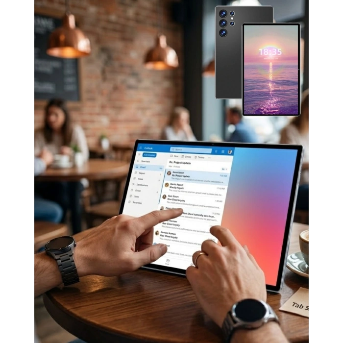 Klavyeli Android Tablet 1TB Hafıza 16GB RAM Kalem ve Kılıf Hediyeli